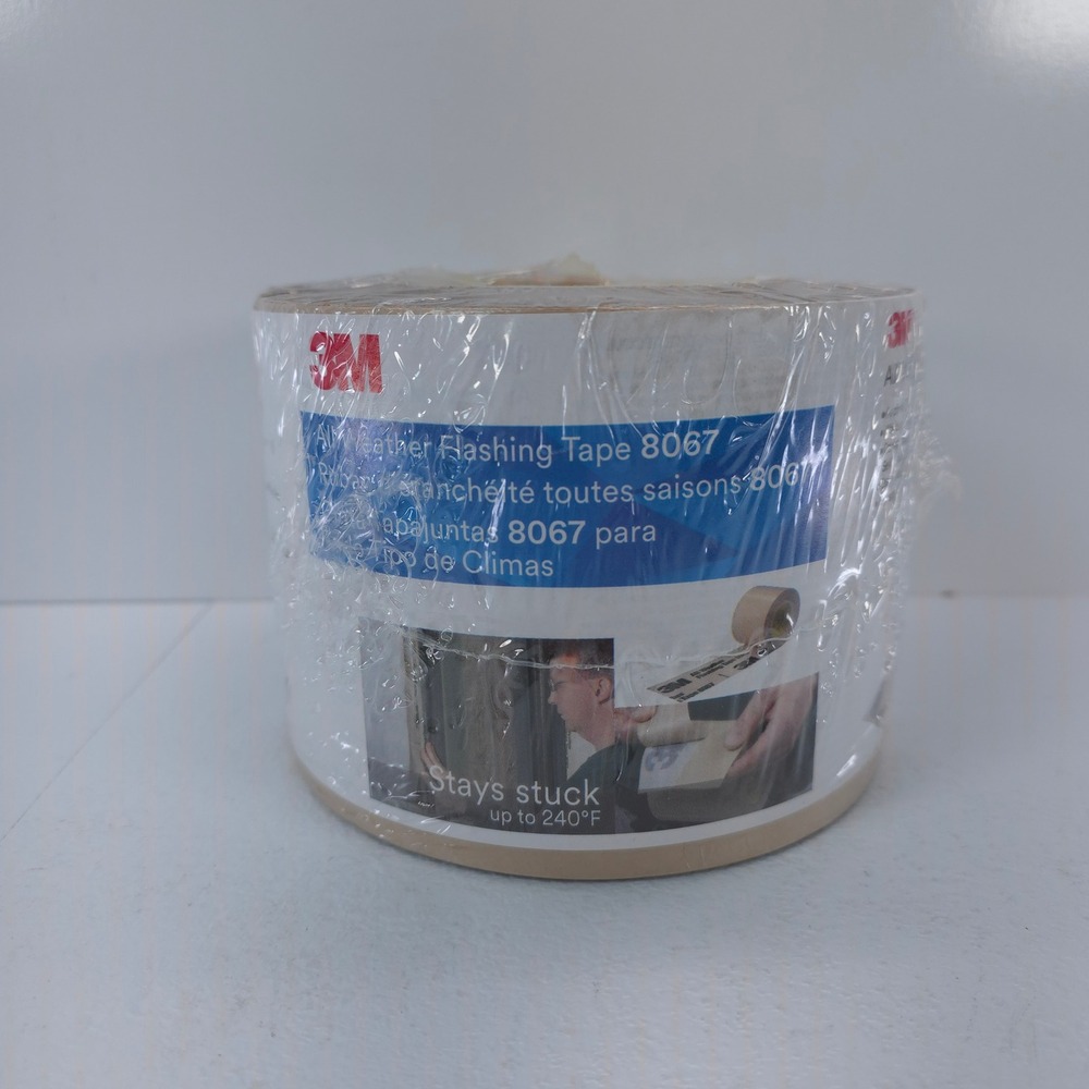 3M All Weather Flashing Tape 8067 Tan 4 in x 75 ft Waterproof Sealing Tape